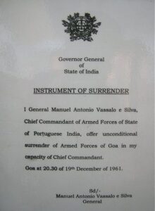 Instrument of Surrender (image credit - www.Kamat.com)